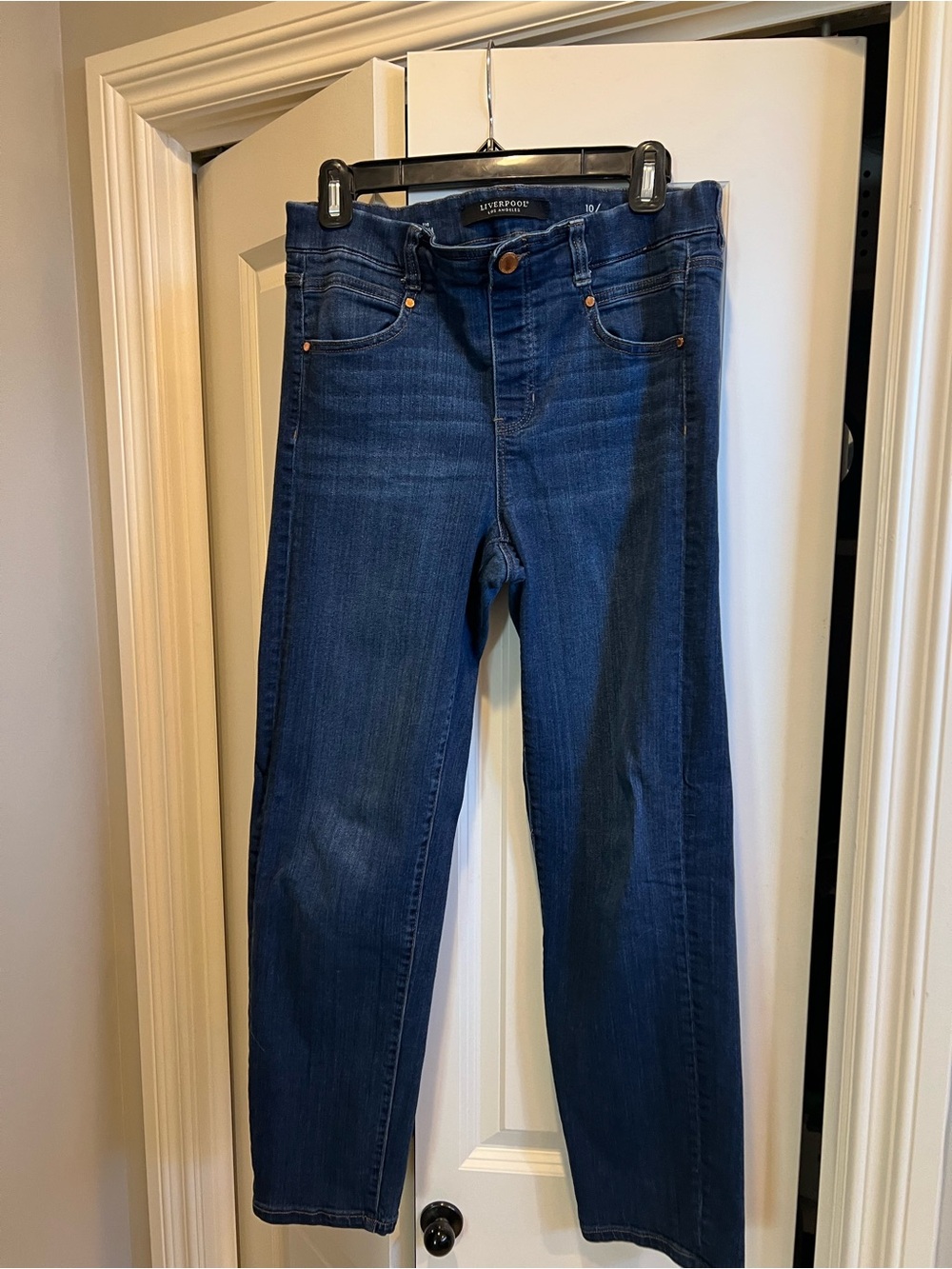 Liverpool Women's Deep Blue Straight Leg Jeans